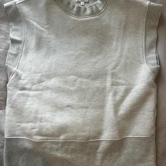 Agolde Gray Crewneck Sweatshirt - Picture 1 of 4